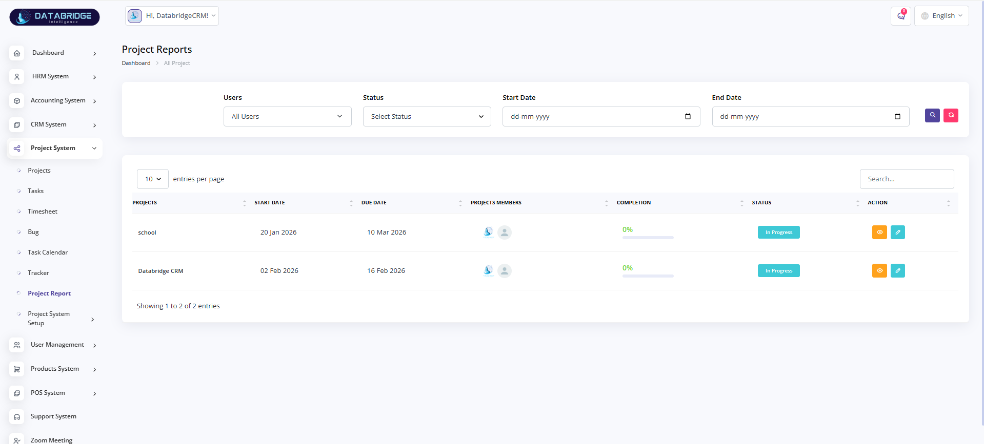 Project System Image